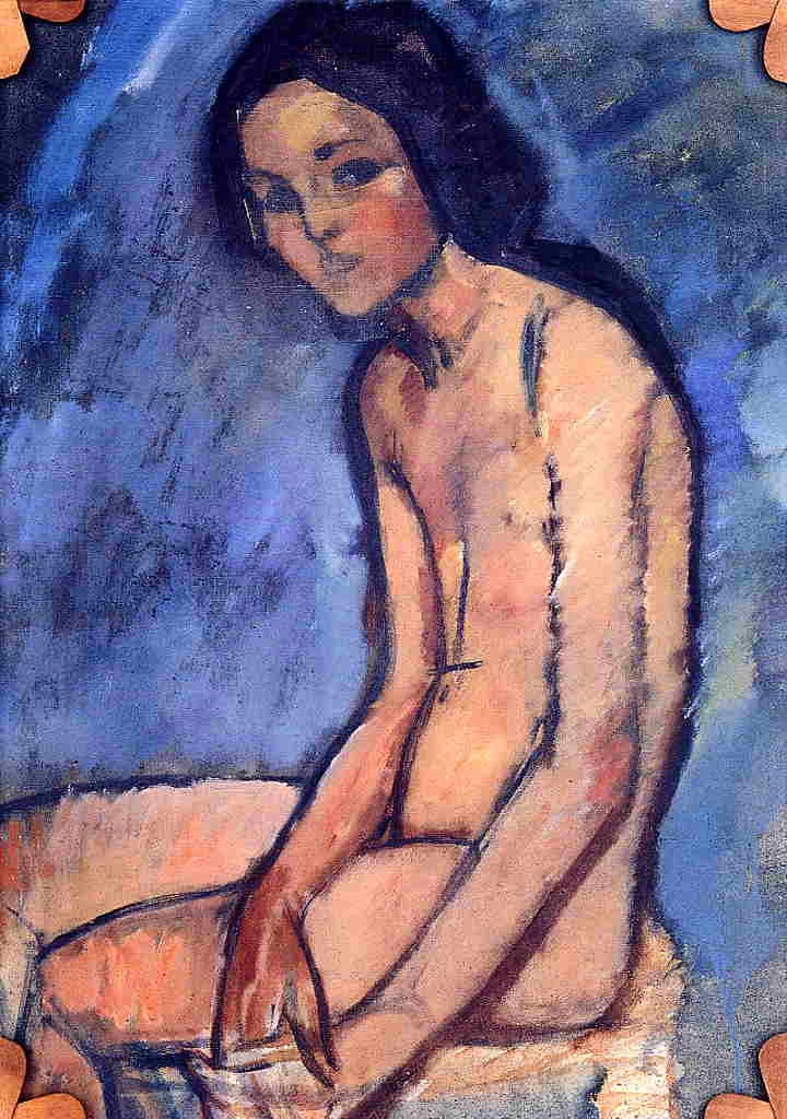 Amedeo Modigliani - Nudo seduto